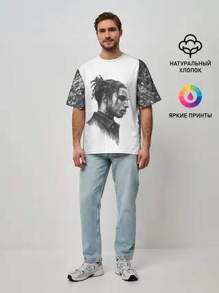 Мужская футболка оверсайз / ASAP ROCKY | АСАП