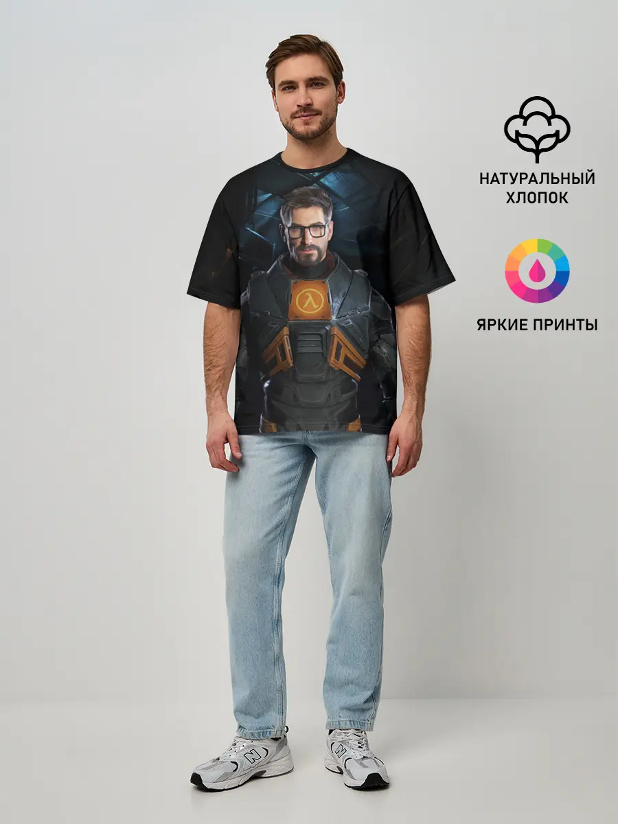 Мужская футболка оверсайз / HL Alyx