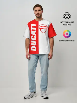 Мужская футболка оверсайз / DUCATI [4]