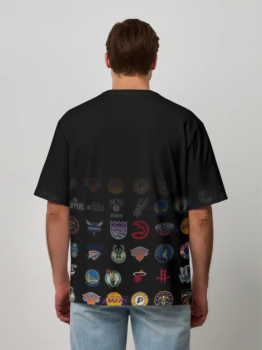 Мужская футболка оверсайз / San Antonio Spurs