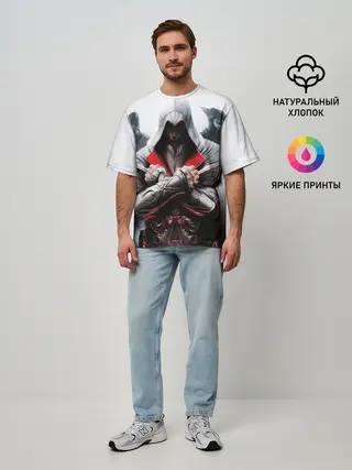 Мужская футболка оверсайз / Assassin’s Brotherhood