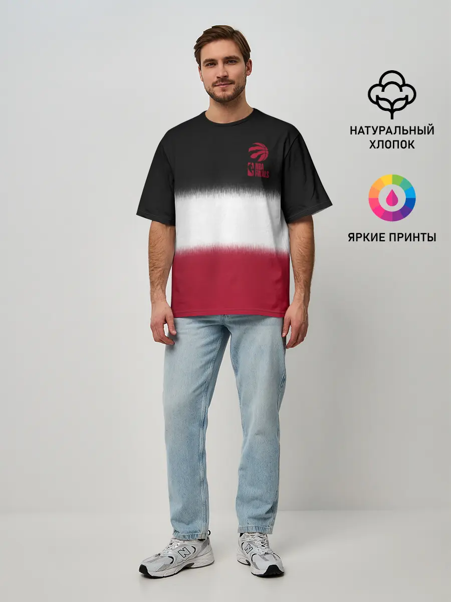 Мужская футболка оверсайз / 2019 Champions Raptors