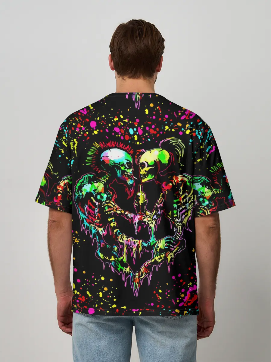 Мужская футболка оверсайз / Адская любовь