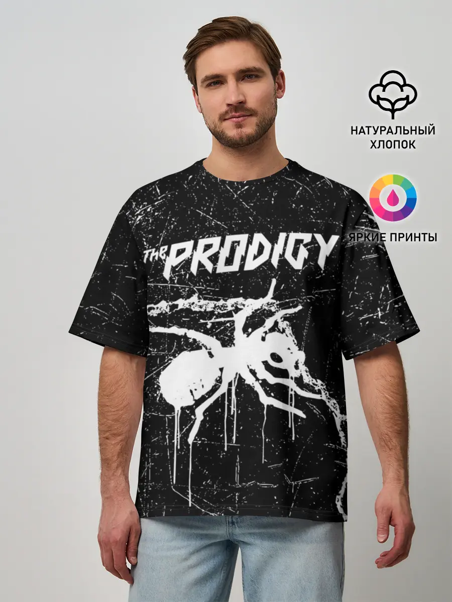 Мужская футболка оверсайз / THE PRODIGY.
