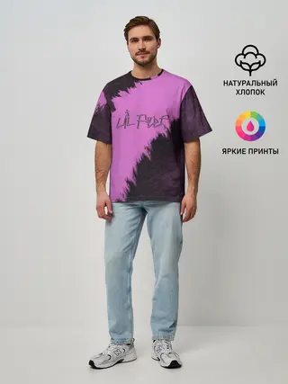 Мужская футболка оверсайз / LIL PEEP