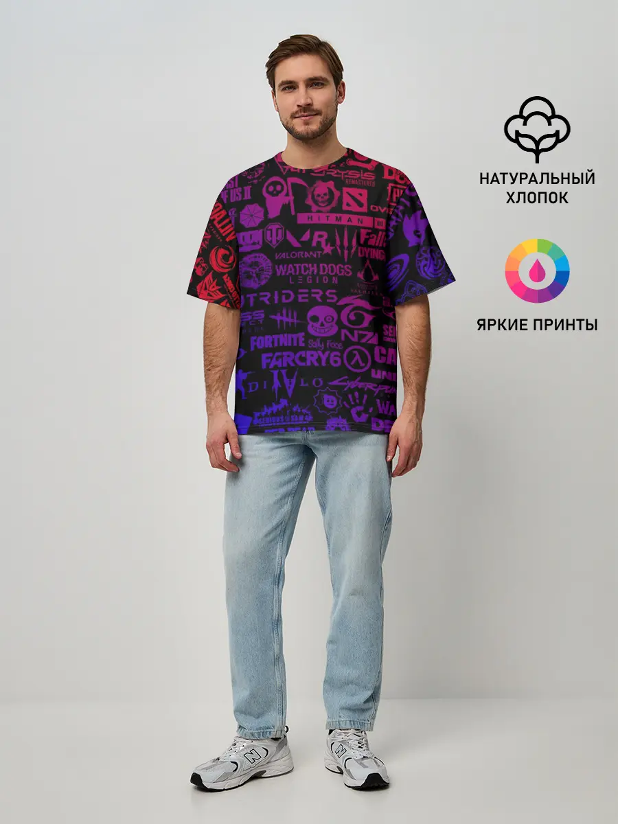 Мужская футболка оверсайз / Лучшие Игры | 2014-2021