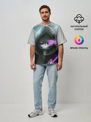 Мужская футболка оверсайз / UNDERTALE