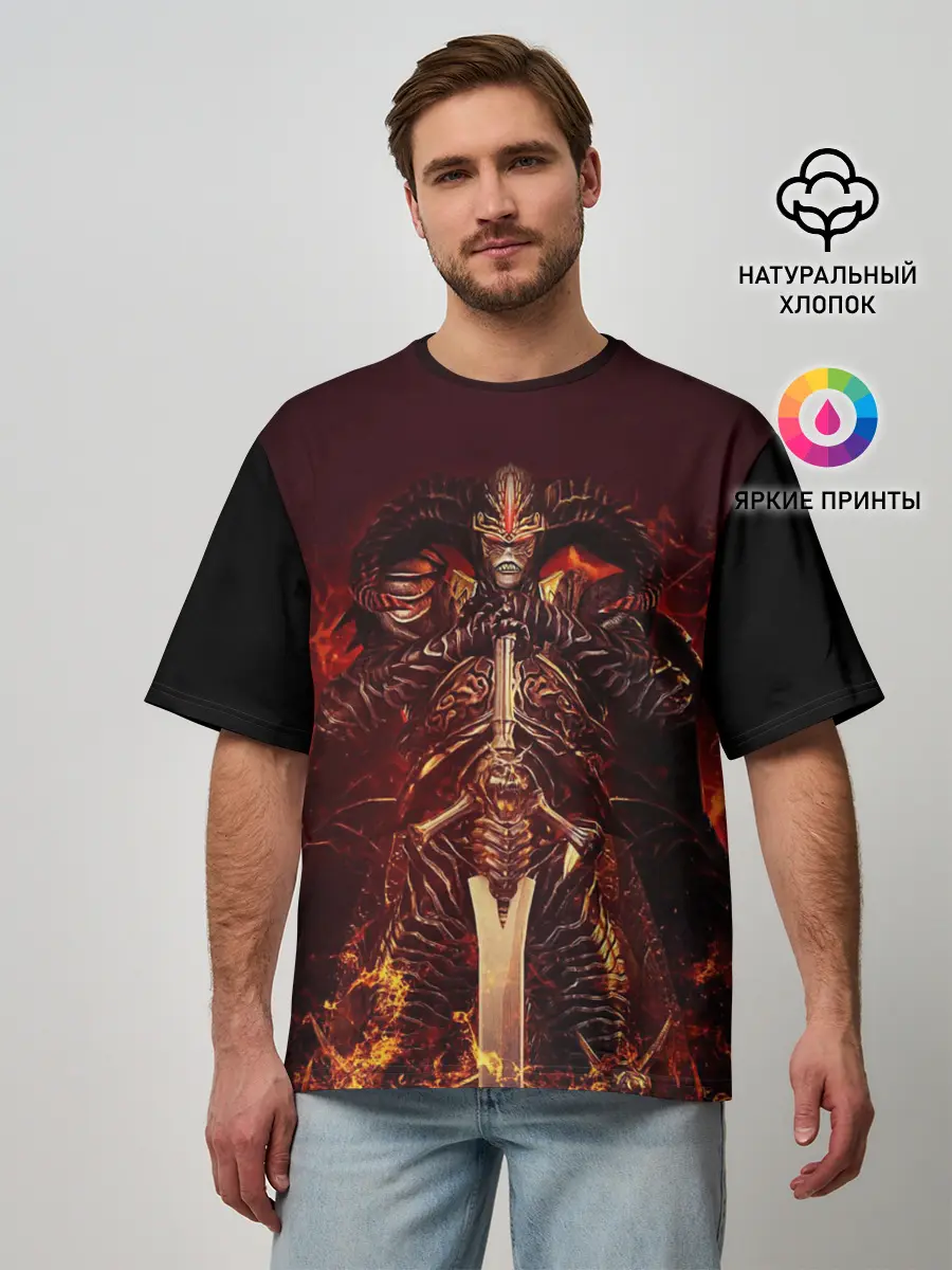 Мужская футболка оверсайз / DEVIL MAY CRY