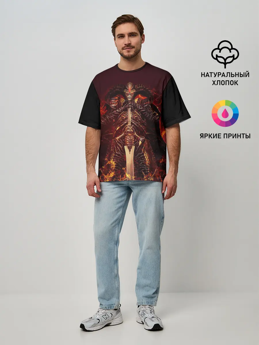 Мужская футболка оверсайз / DEVIL MAY CRY