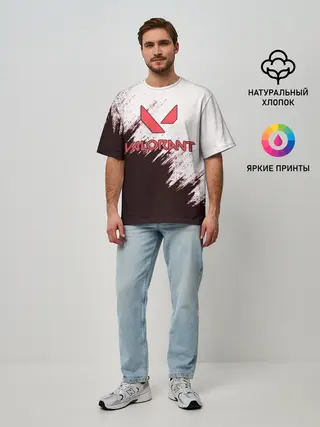 Мужская футболка оверсайз / VALORANT