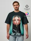 Мужская футболка оверсайз / BILLIE EILISH