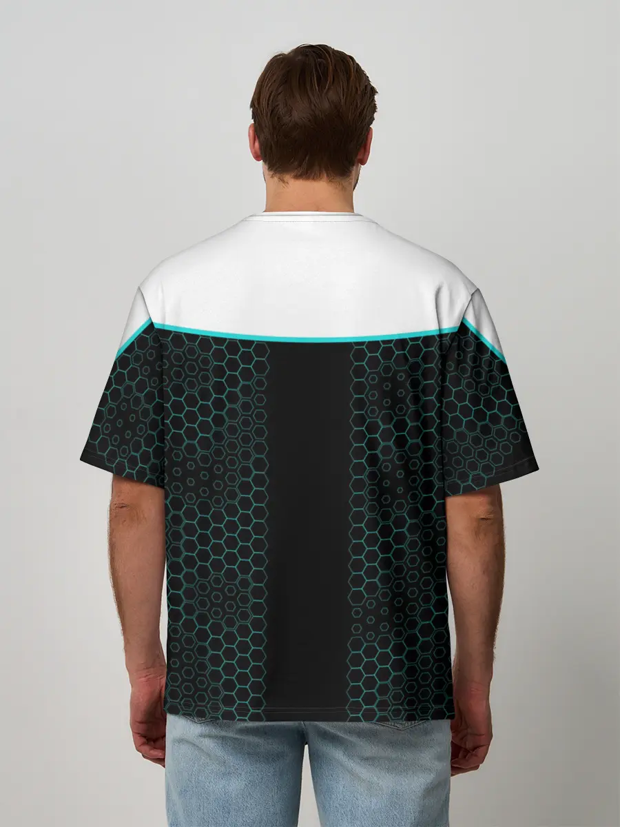 Мужская футболка оверсайз / Detroit AX400