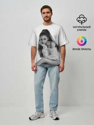 Мужская футболка оверсайз / Ariana Grande