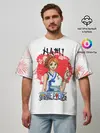 Мужская футболка оверсайз / Нами One Piece. Большой куш