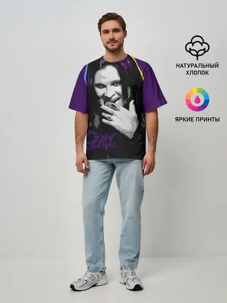 Мужская футболка оверсайз / Ozzy Osbourne, Оззи Осборн