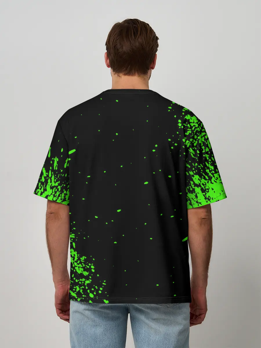 Мужская футболка оверсайз / nCoV | КОРОНАВИРУС