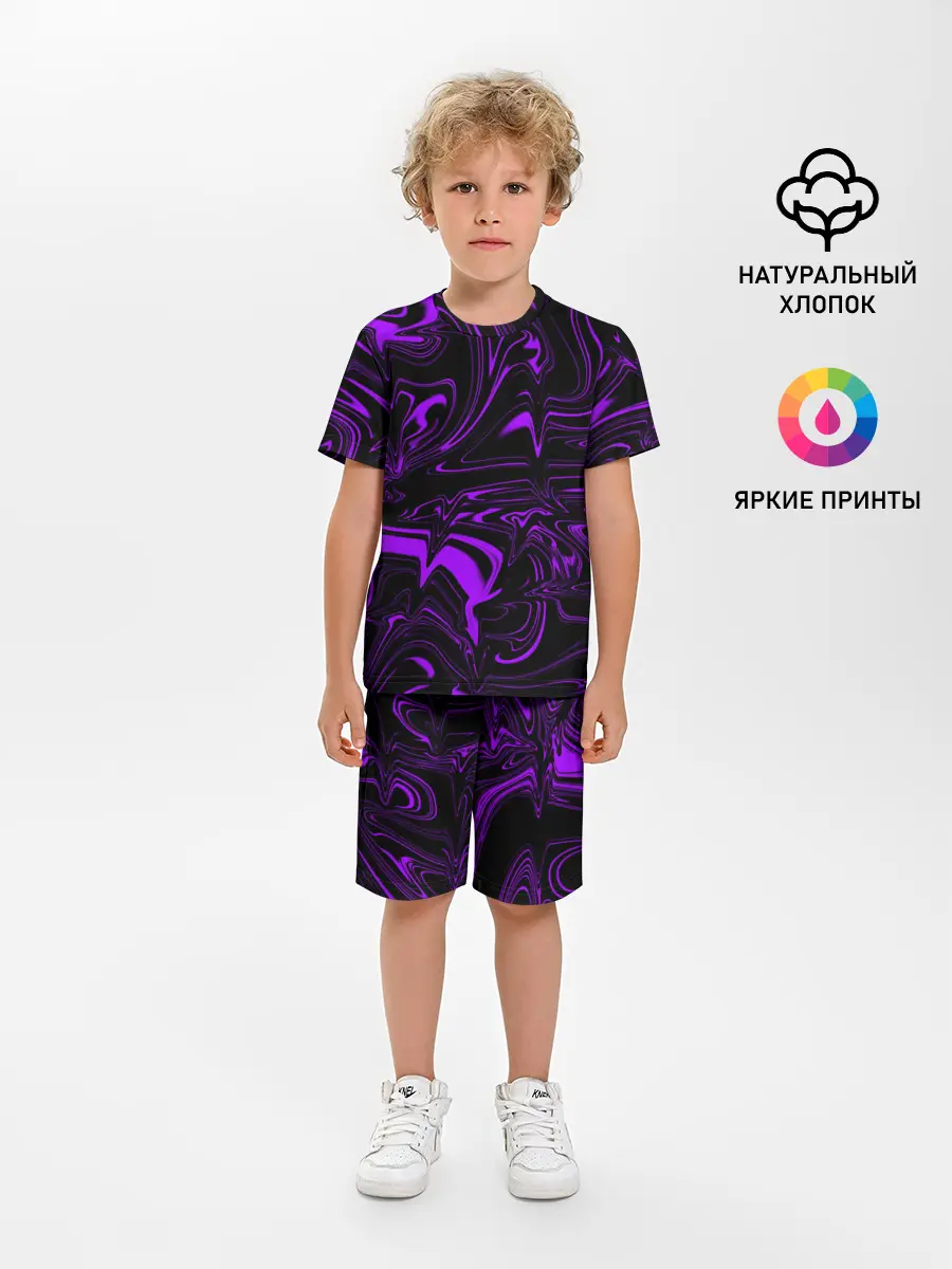 Детская пижама с шортами / Жидкий градиент