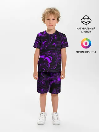 Детская пижама с шортами / Жидкий градиент
