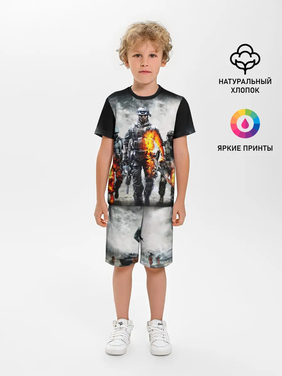 Детская пижама с шортами / Battlefield | Батлфилд