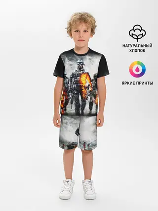 Детская пижама с шортами / Battlefield | Батлфилд