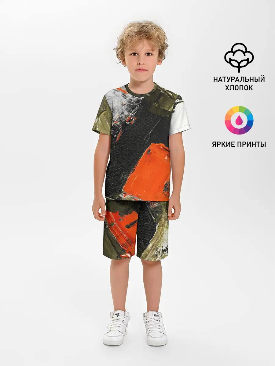 Детская пижама с шортами / Современное искусство