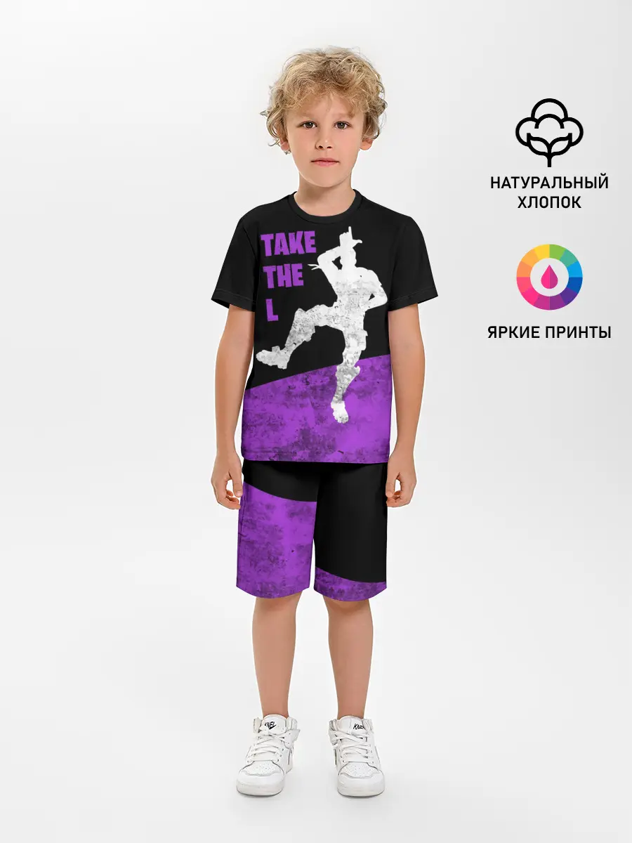 Детская пижама с шортами / Fortnite: Take The L