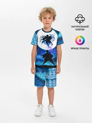 Детская пижама с шортами / Клинок рассекающий демонов