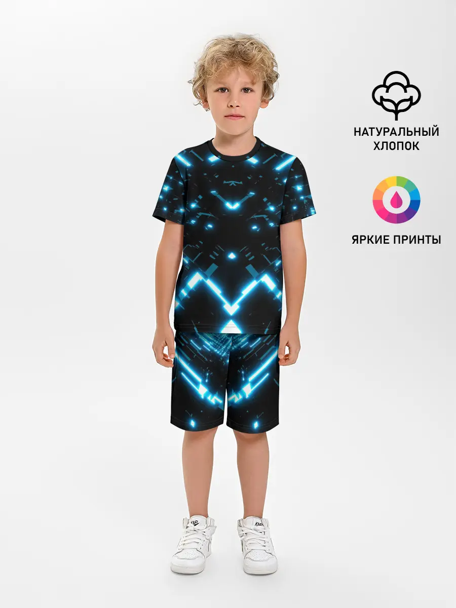 Детская пижама с шортами / Neon Lights