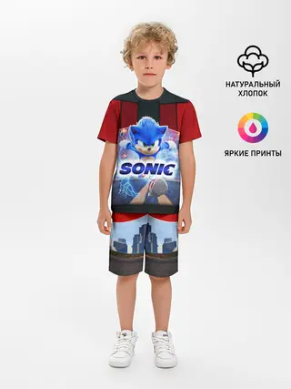 Детская пижама с шортами / Соник 2020