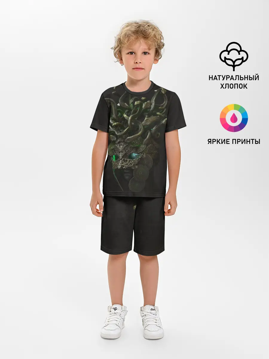 Детская пижама с шортами / Медуза Горгона | Эвриала