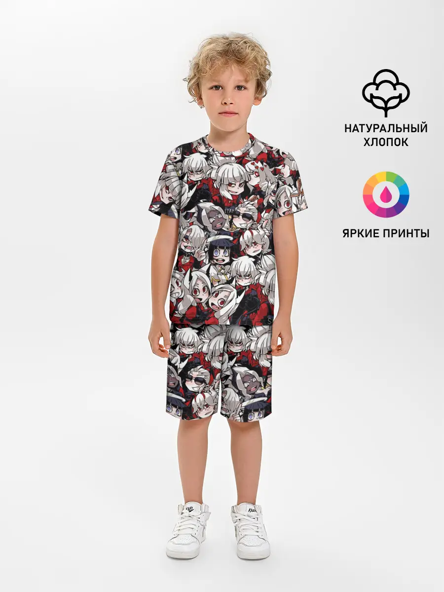 Детская пижама с шортами / Helltaker