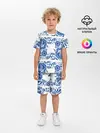 Детская пижама с шортами / Гжель