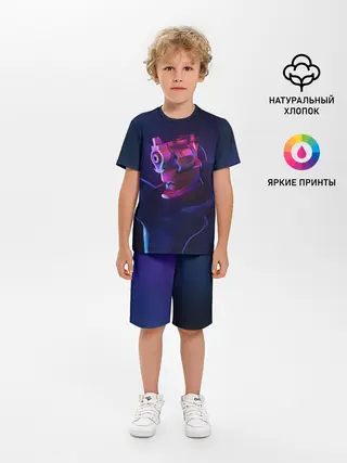 Детская пижама с шортами / Дзюдо Инуи