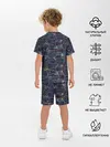 Детская пижама с шортами / Гитары