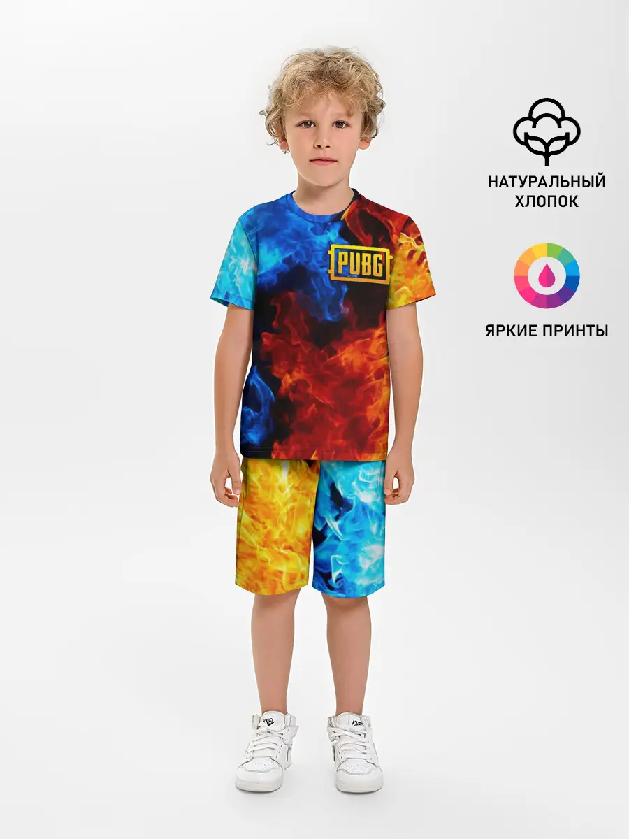 Детская пижама с шортами / PUBG