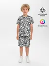 Детская пижама с шортами / Пиксельный Узор