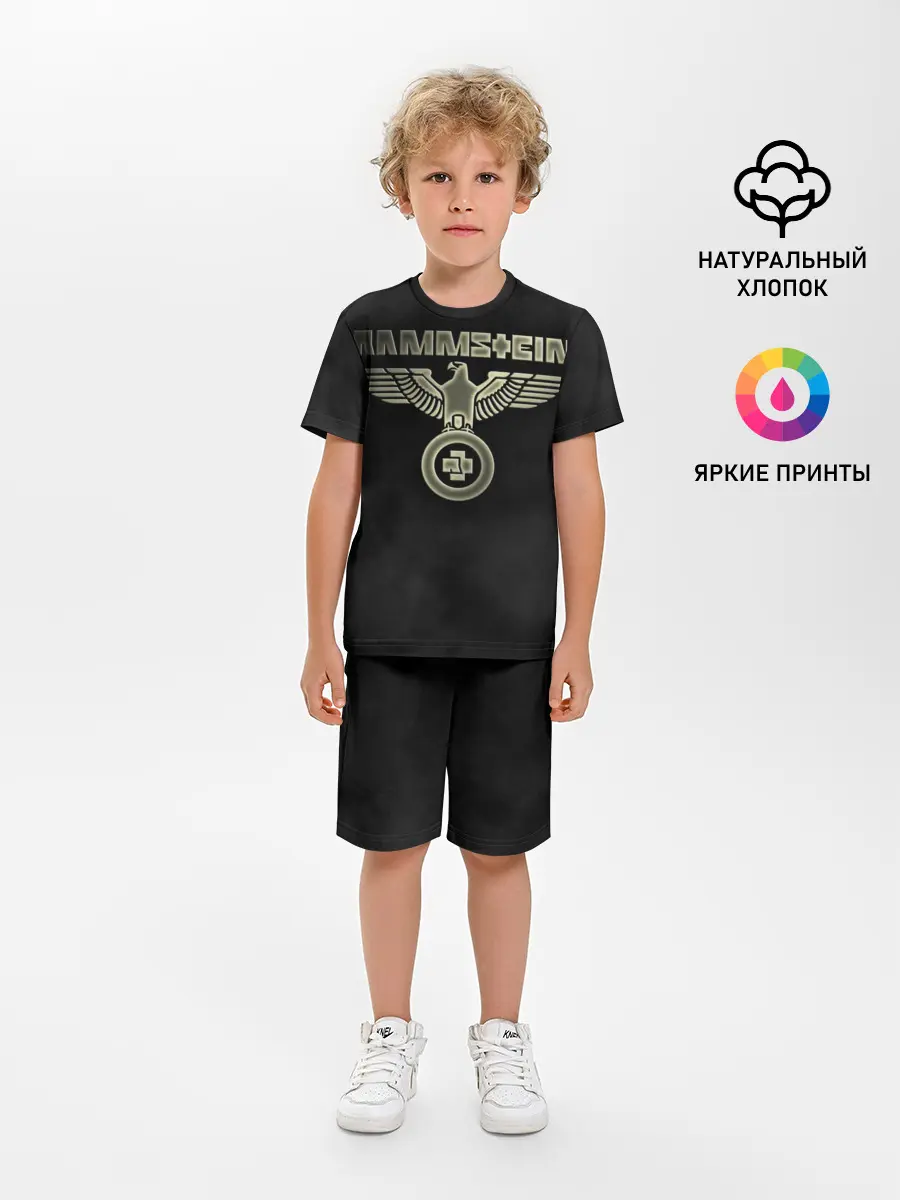 Детская пижама с шортами / Rammstein