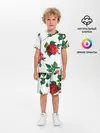 Детская пижама с шортами / Розы