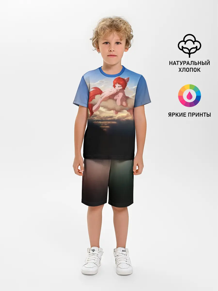 Детская пижама с шортами / Red