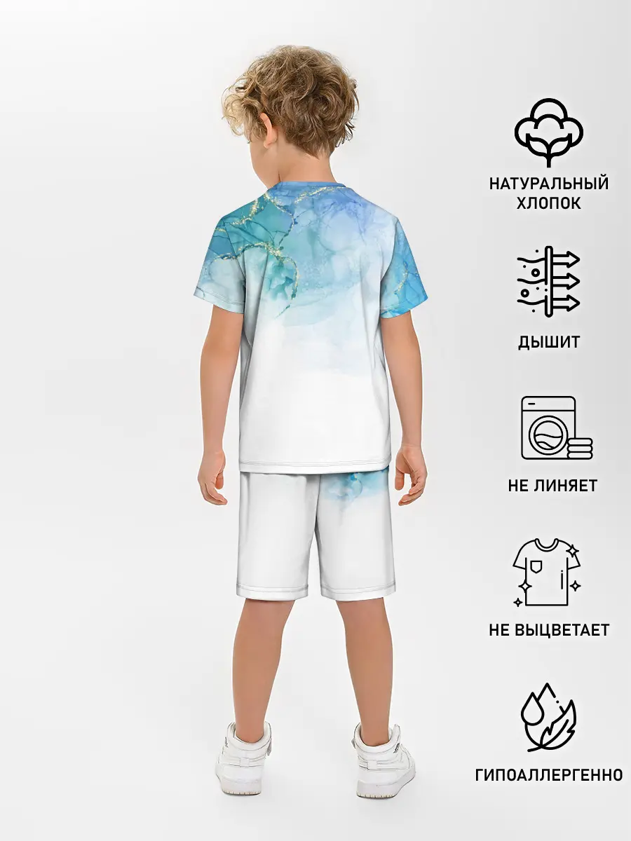 Детская пижама с шортами / Краски