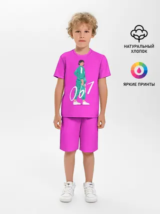 Детская пижама с шортами / Игрок в кальмара 067