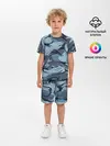 Детская пижама с шортами / Камуфляж Полиции