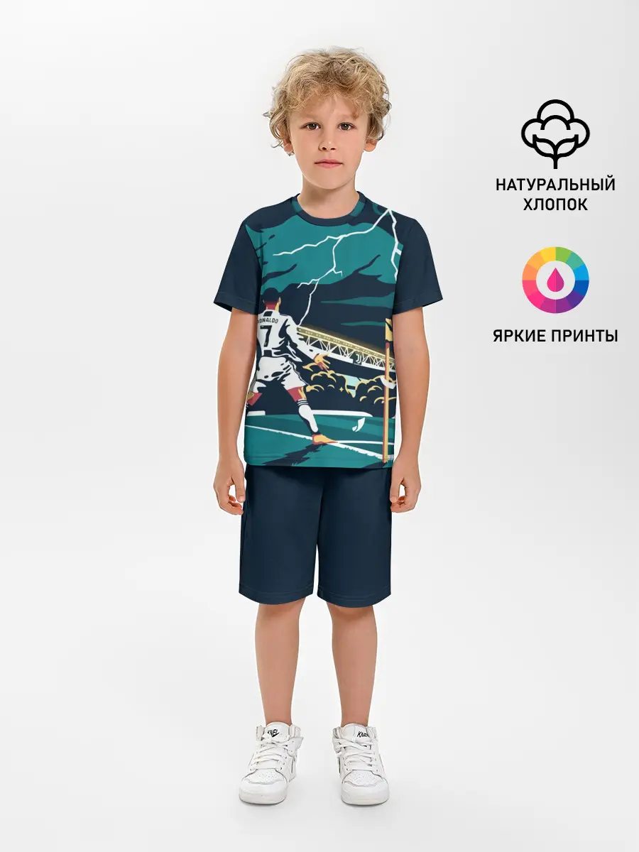 Детская пижама с шортами / RONALDO JUVE SPORT | РОНАЛДУ