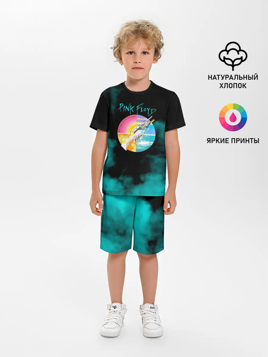 Детская пижама с шортами / Pink Floyd