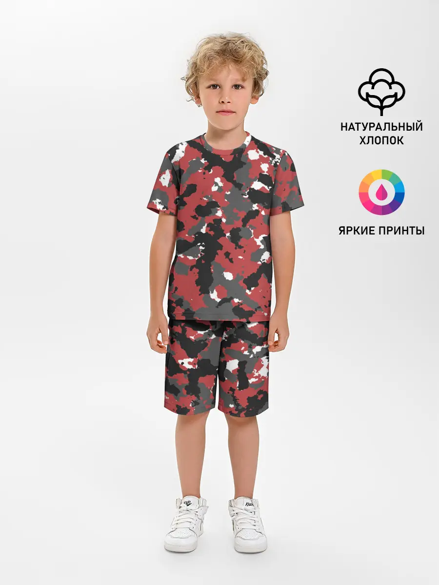 Детская пижама с шортами / КАМУФЛЯЖ