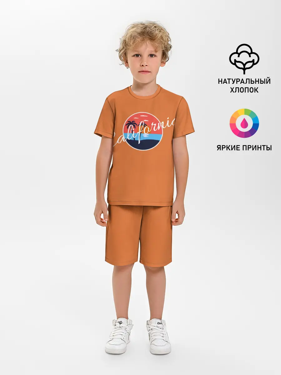 Детская пижама с шортами / California