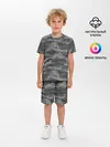 Детская пижама с шортами / КАМУФЛЯЖ GREY