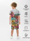 Детская пижама с шортами / Graffiti on the wall