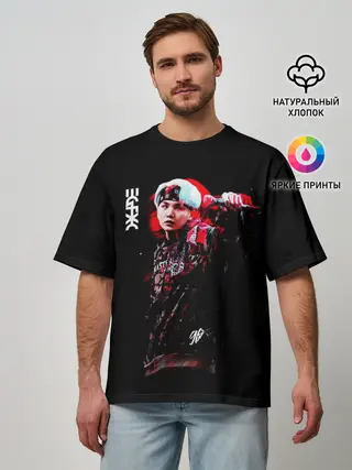 Мужская футболка оверсайз / BTS