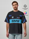Мужская футболка оверсайз / BMW